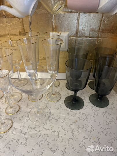 Фужер, стаканы, бокалы