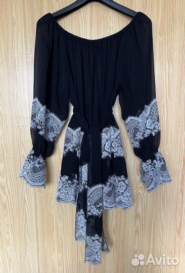 Блузка шифоновая с вышивкой