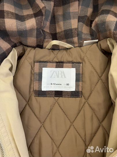 Куртка для девочки zara 80