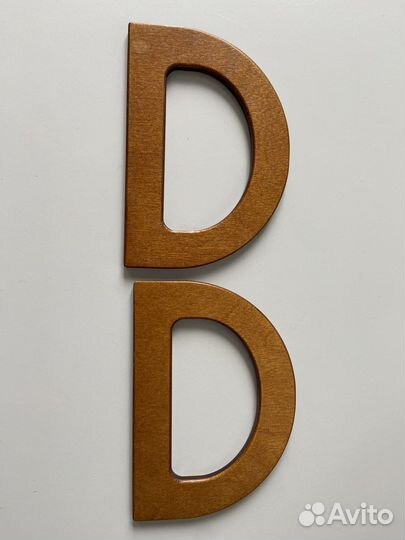 Деревянные ручки для вязанной сумки