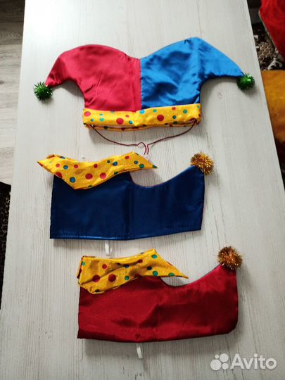 Новогодний (карнавальный) костюм Батик Петрушка