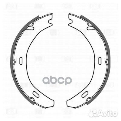 Колодки торм. для а/м Mercedes E (S210) (95) /S