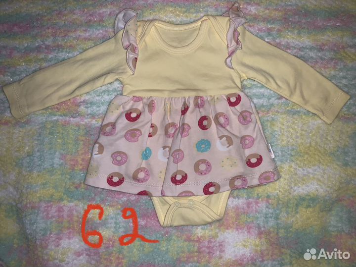 Вещи пакетом на девочку 62-68