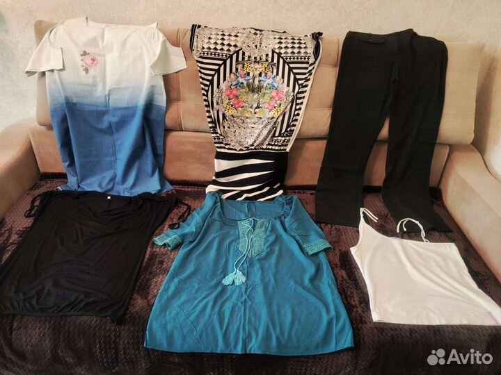 Женские вещи 46-48 раз. и аксессуары пакетом