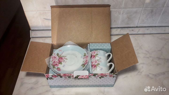 Набор из 2-х чайных пар Walmer