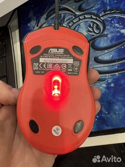 Игровая мышь asus Cerberus mouse