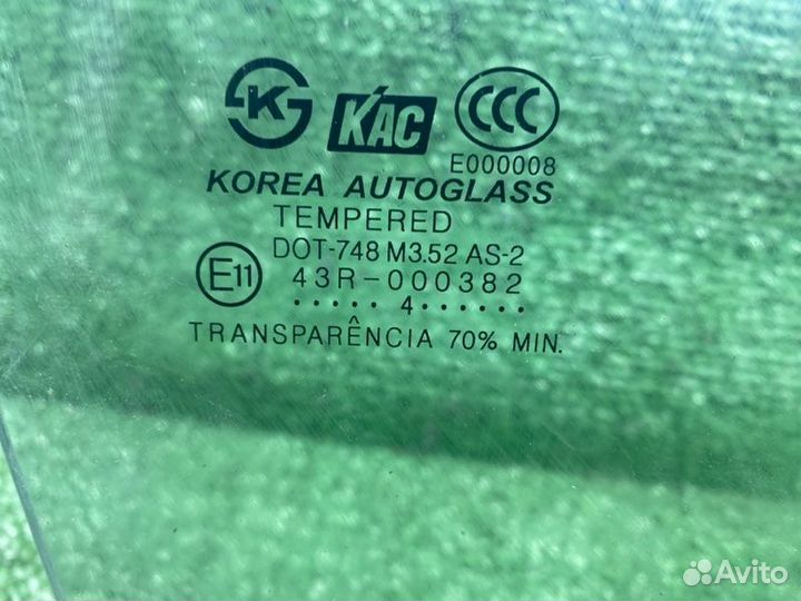 Стекло двери переднее правое Hyundai Elantra 3 XD