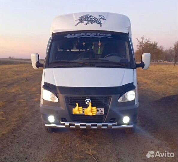 Защита переднего бампера 60/42 мм Газель Бизнес