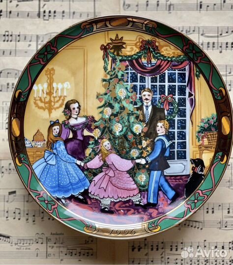 Рождественские декоративные тарелки