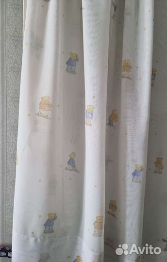 Комплект в детскую шторы и тюль