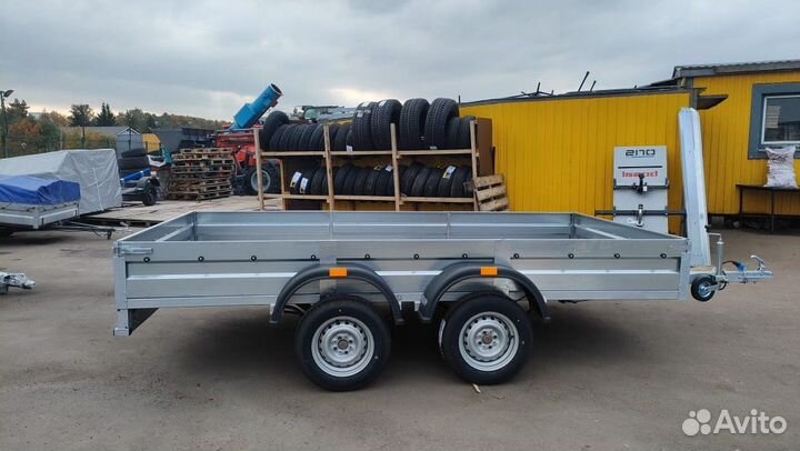 Прицеп трёхметровый двухосный