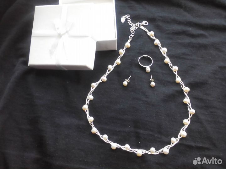 Набор украшений жемчуг