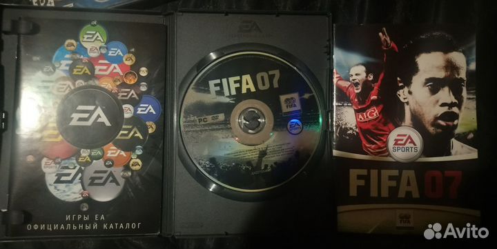 Pc dvd Fifa 07 лицензия с мануалами