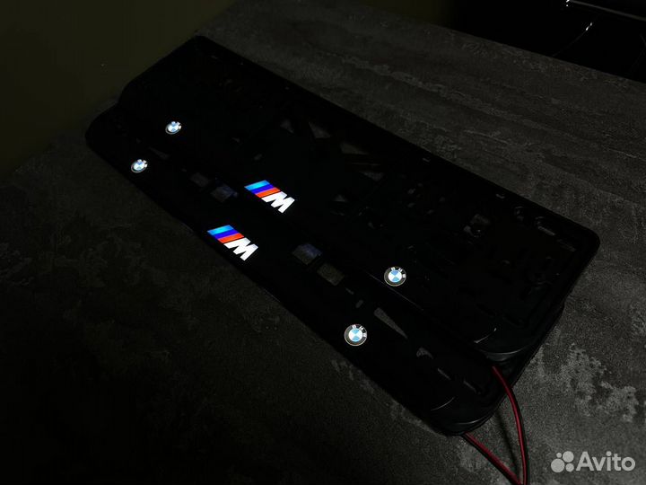 Номерная led рамка с вашим дизайном