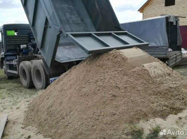 Песок щебень