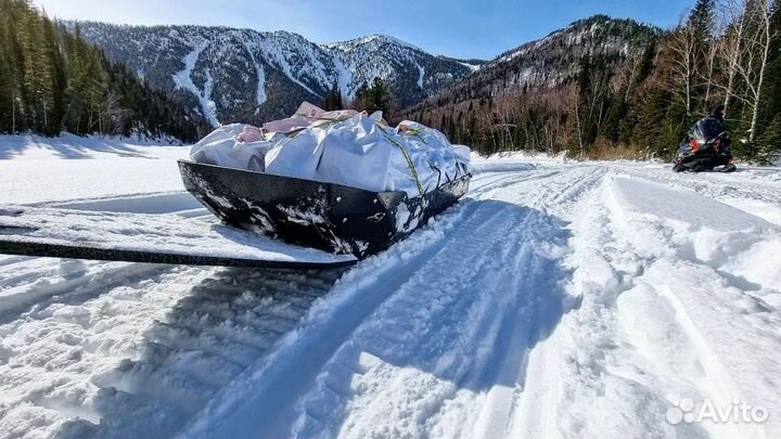 Сани волокуши для снегохода из пнд - Sani 185