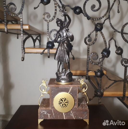 Каминные Часы. Франция 1900 год