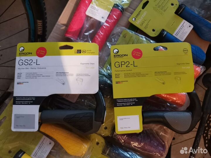 Грипсы Ergon GP2 GS2 с рогами L оригинал