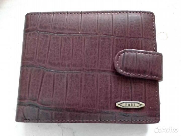 Кошелек мужской кожаный