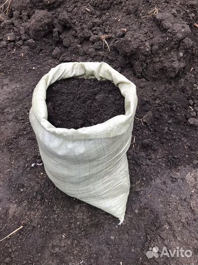 Земля чернозем в мешках