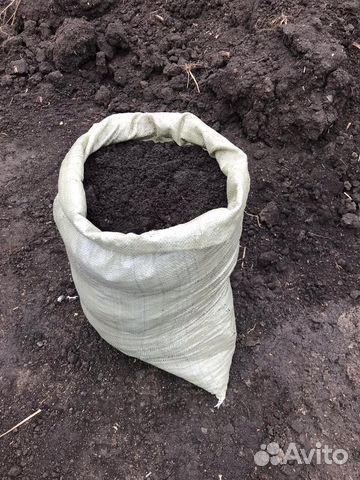 Земля чернозем в мешках
