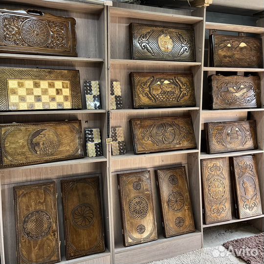 Нарды резные ручной работы от 7000