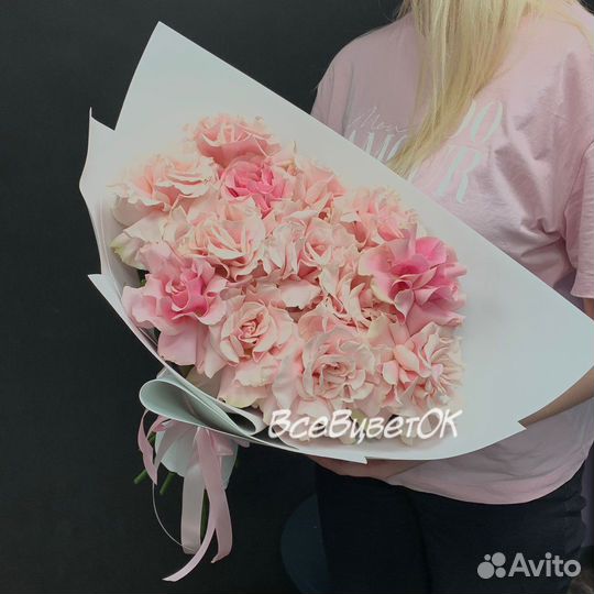 Французские (вывернутые ) розы купить в Москве