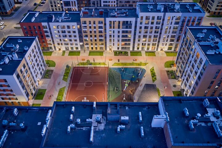 2-к. квартира, 54,4 м², 4/6 эт.