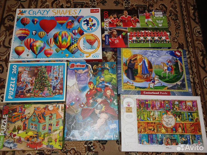 Пазлы для детей и взрослых