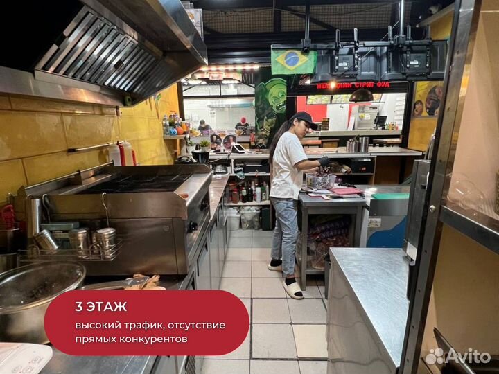 Прибыльное кафе в ТЦ в 5 мин ходьбы от метро