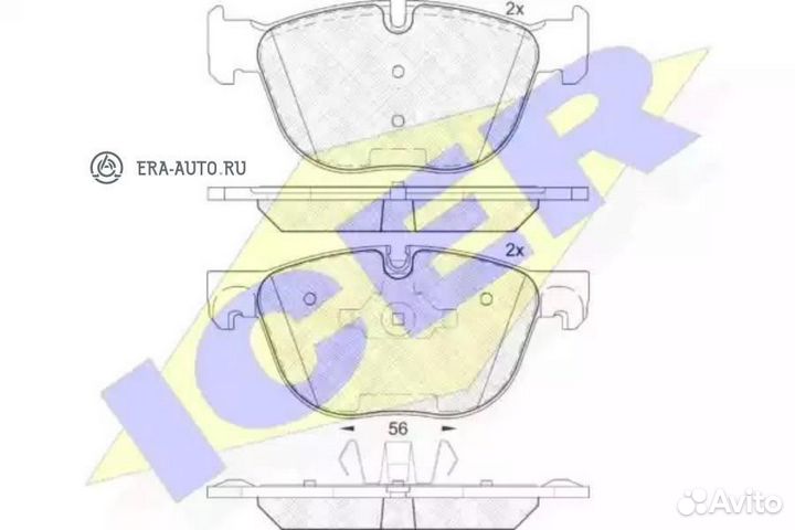 Icer 181919 Тормозные колодки