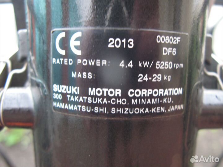 Лодочный мотор Suzuki df6s