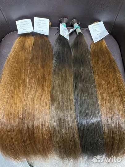 Волосы для наращивания в срезах