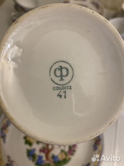 Чайный сервиз гдр Colditz