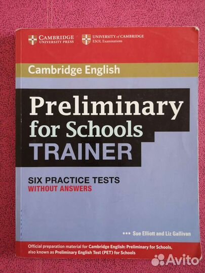 Preliminary for Schools. Trainer. PET