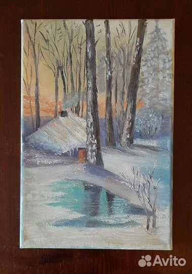 Картина маслом на холсте пейзаж