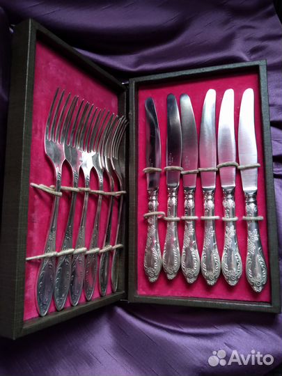 Мельхиоровый набор