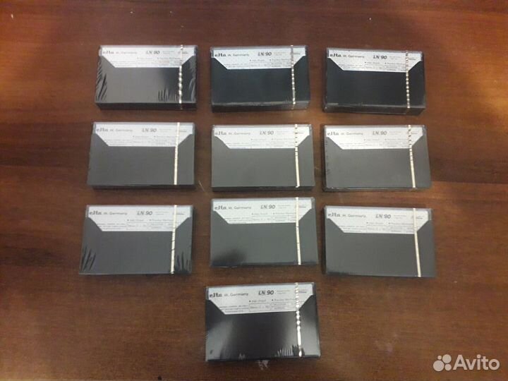 Кассеты Elta C90 (за 10 шт), тест пройден, новые