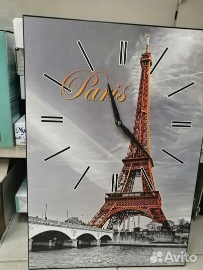 Часы-картина настенные Михаил Москвин Эйфель