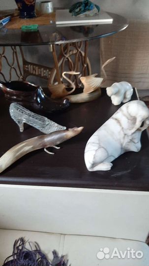 Статуэтки мрамор,кость,керамика,стекло