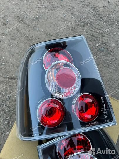 Фонари задние VW Passat B5 96-00 седан красно-черн