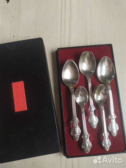 Наборы СССР ложки, вилки мельхиор, серебряные