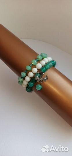 Браслеты ручной работы. Нефрит
