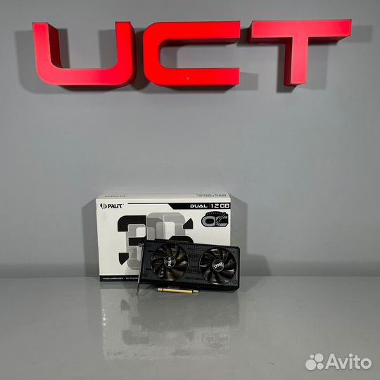 Видеокарта Palit RTX3060 dual OC 12gb