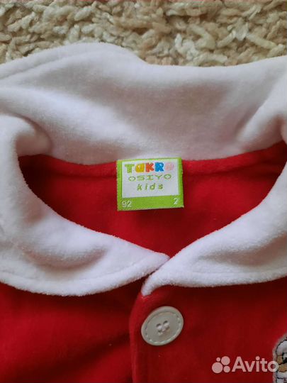 Новогодний костюм санты для мальчика