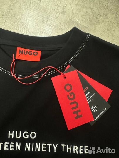 Футболка Hugo Boss чёрная oversize