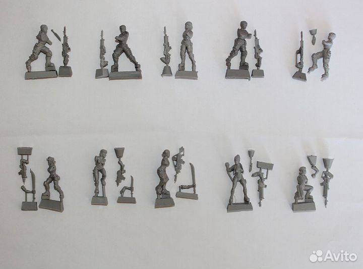 Девушки-воины 28 мм