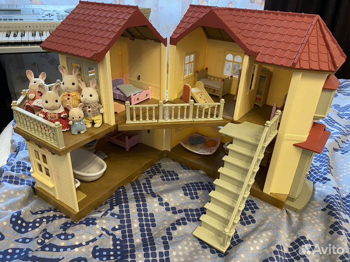 Sylvanian families большой дом со светом