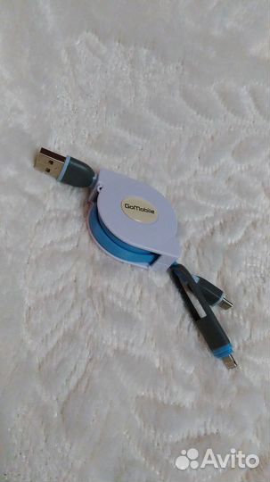 2в1 Зарядный кабель для iPhone/ Android