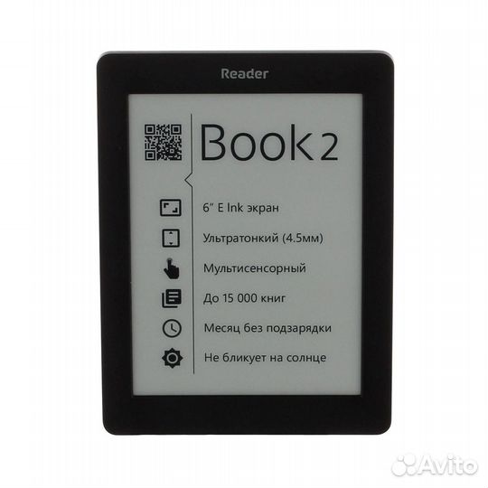 Сенсорная 6''Электр книга Reader Book2 WiFi новая